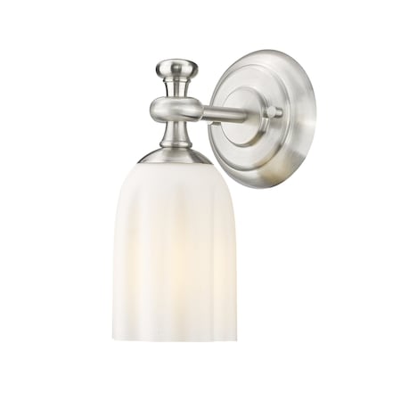 Z-Lite Orion 1 Light Wall Sconce, 4.75in. W x 5.25in. L, Brushed Nickel 1102-1S-BN